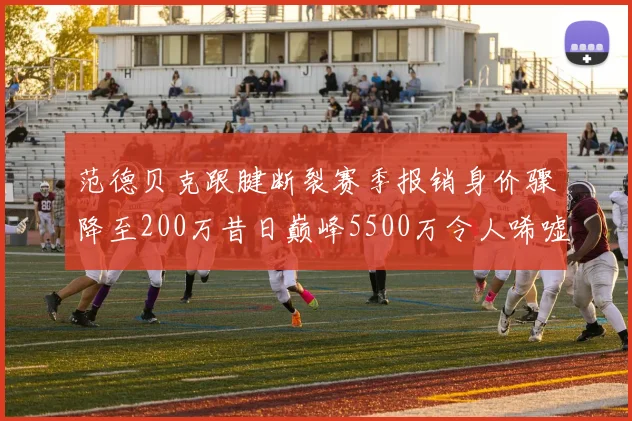 范德贝克跟腱断裂赛季报销身价骤降至200万昔日巅峰5500万令人唏嘘